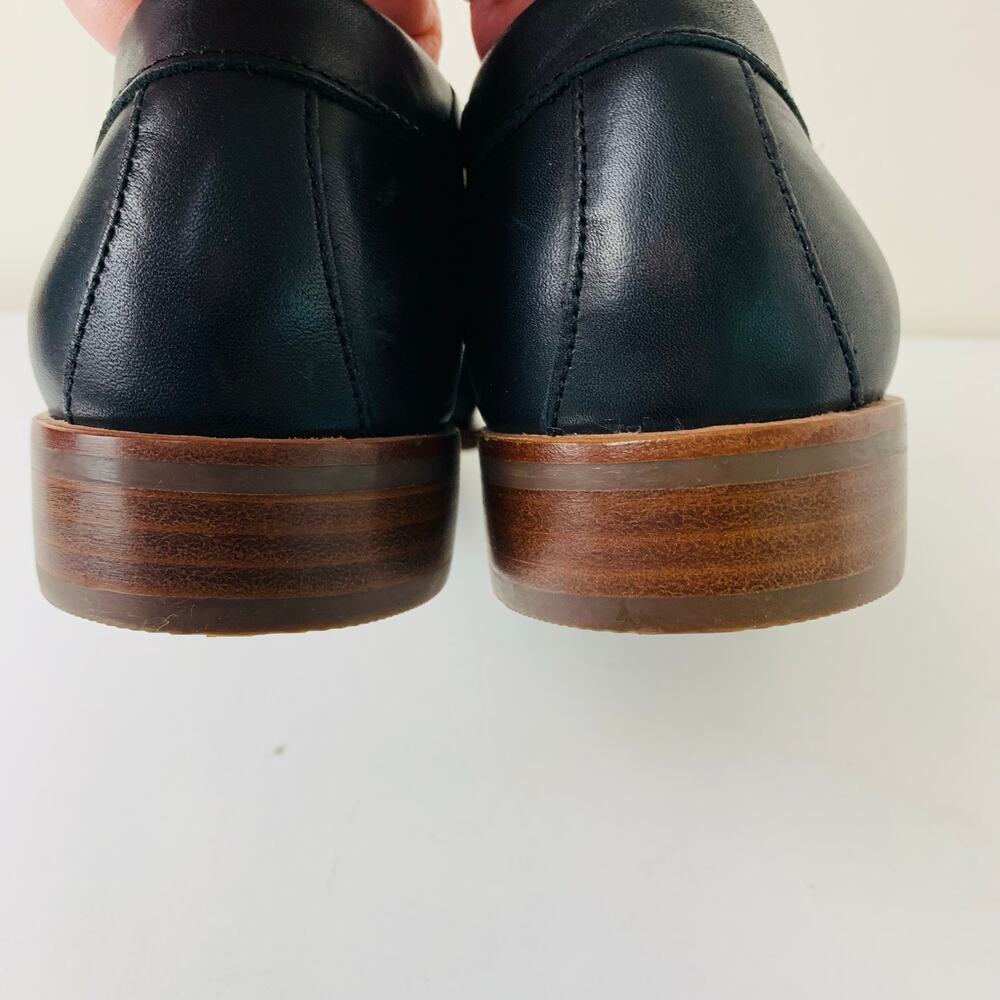 Aerosoles Black Leather Loafers Women’s 9 Comfort Career Work Shoes - Picture 7 of 11